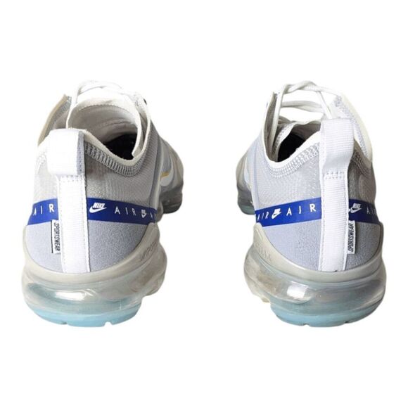 NIKE Air VaporMax 2019 "White University Gold Wolf Grey" Running Shoes Size 13 - Picture 5 of 9